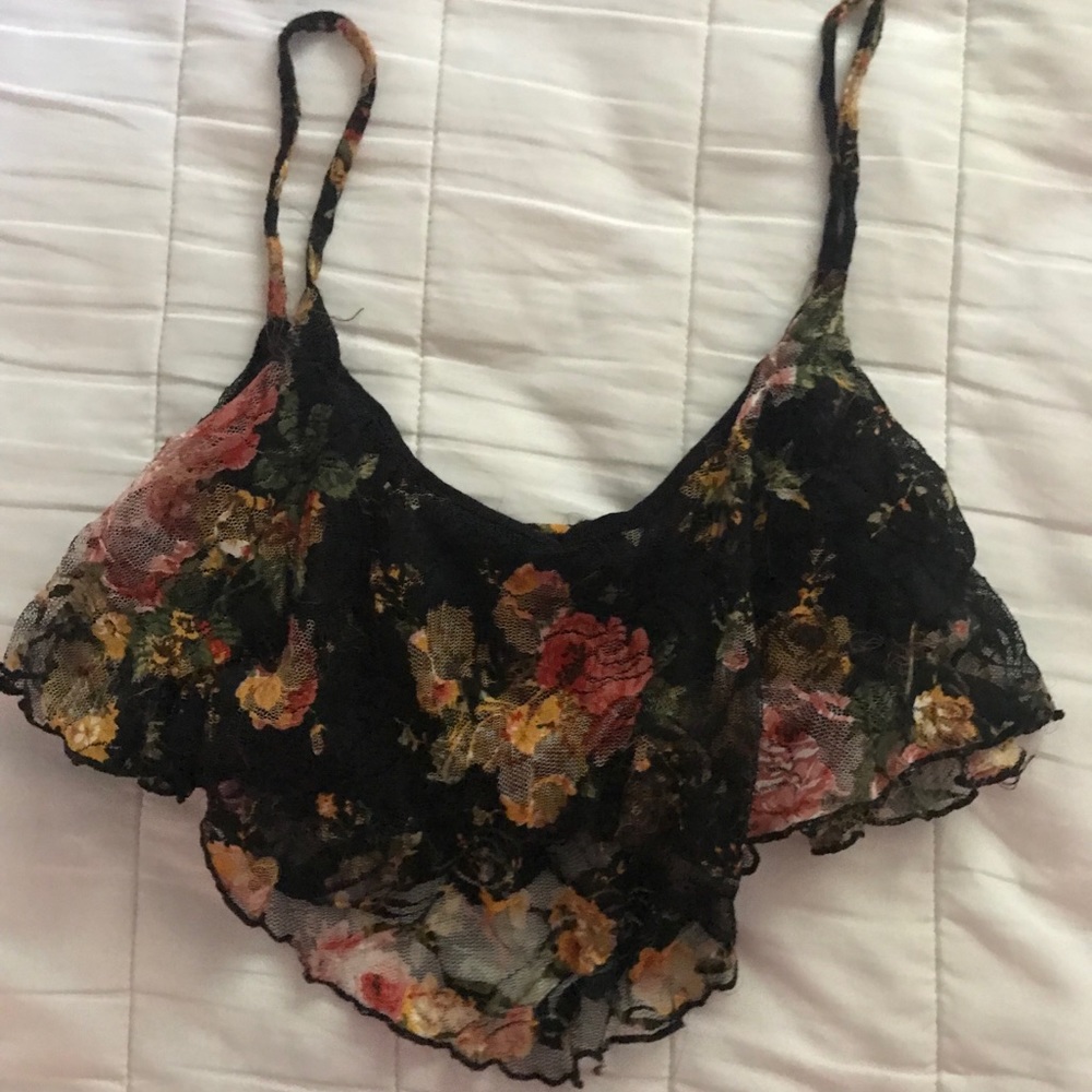 Lace crop top